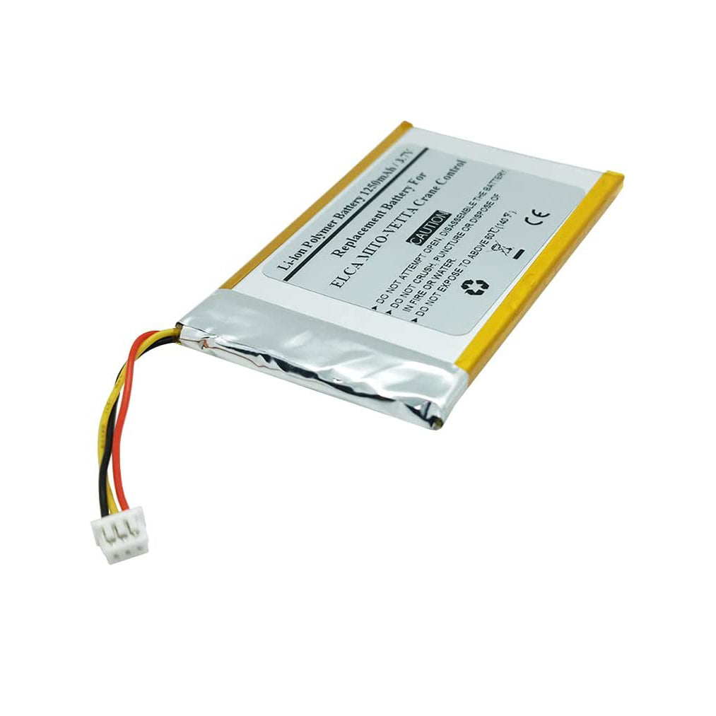 Replacement Battery For ELCA MITO-VETTA Crane Control, 0401BA000311