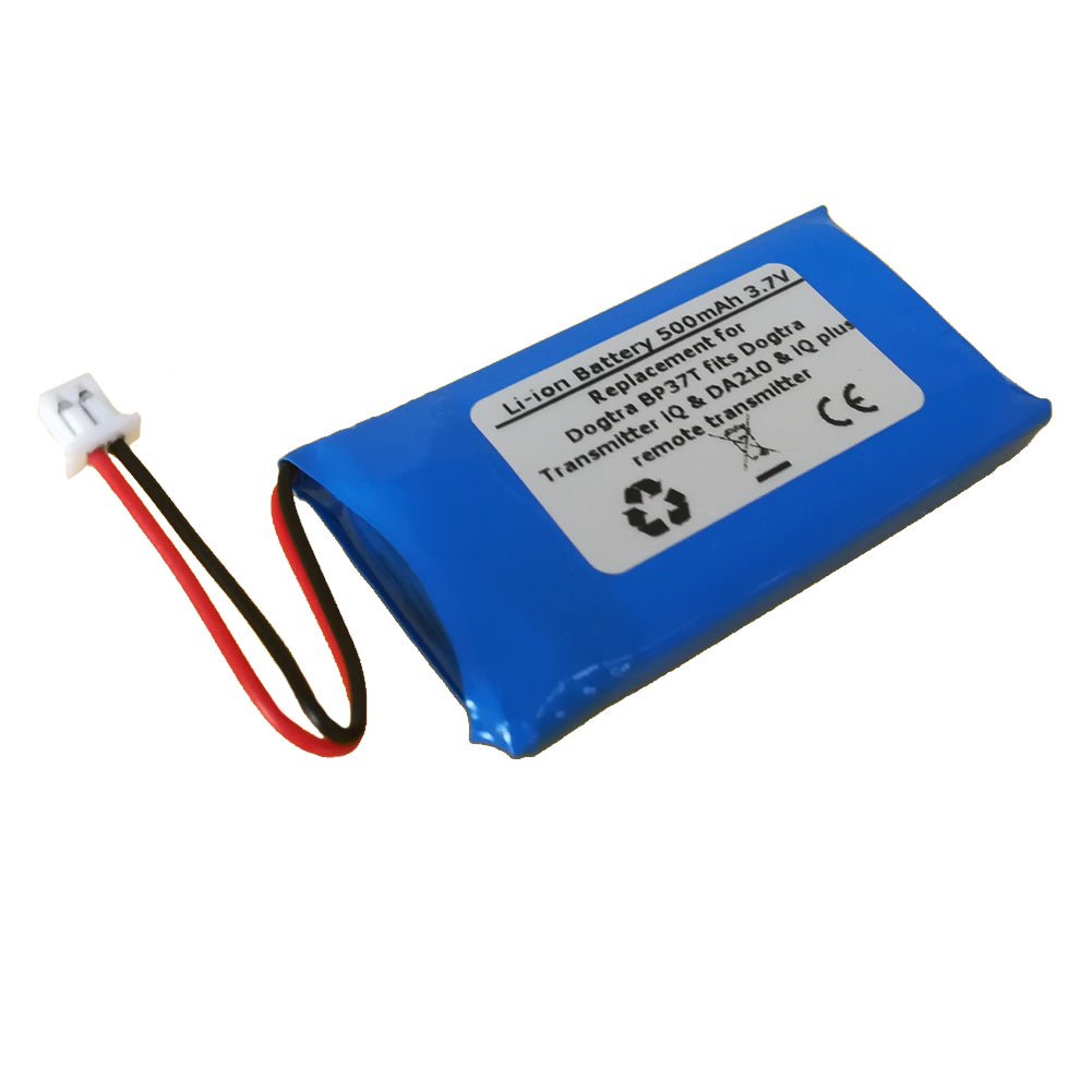500mAh 3.7V Replacement Battery for BP37T Fits Dogtra Transmitter iQ, DA210, iQ Plus Remote Transmitter, TCL PR-562440N Plus Coaster - STARNOVO