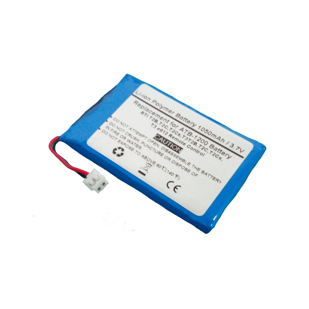 Replacement ATB-1200 Battery For RTI T2B,T2C,T2Cs,T3T2B,T2C,T2Cs,T3 e912 Remote Control