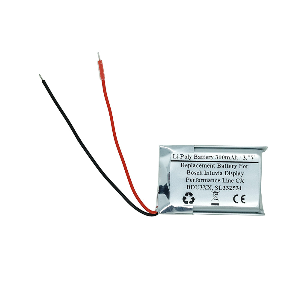 Replacement Battery For Bosch Intuvia Display, Performance Line CX, BDU3XX, SL332531 ELECTRIC BIKE SCREEN, AHB502030, 0502030