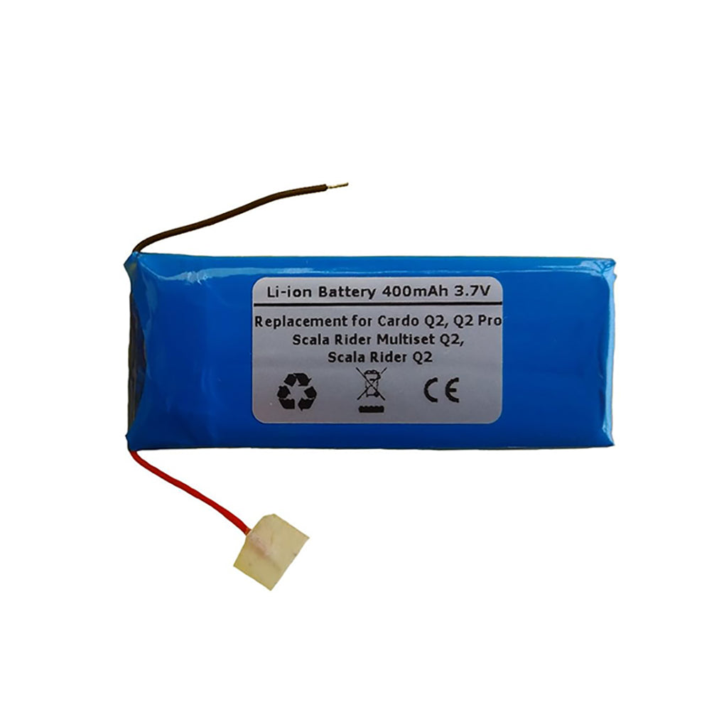 Premium Replacement Battery For Cardo Q2,Q2 proScala Rider,Scala Rider Q2,Scala Rider Multiset Q2 Bluetooth Headsets
