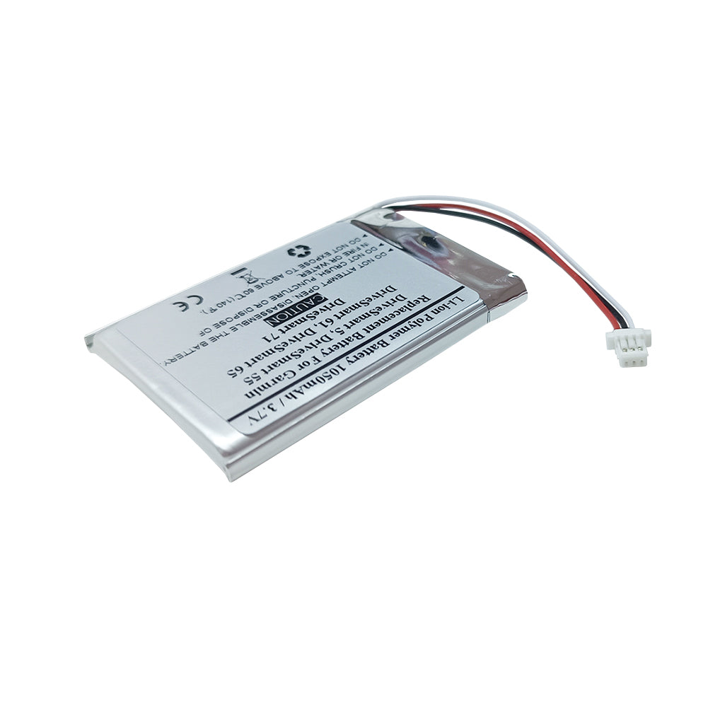 1050mAh 3.7V Replacement GPS Navigator Battery For Garmin DriveSmart 5, DriveSmart 55, DriveSmart 61, DriveSmart 65, DriveSmart 71, 361-00056-08
