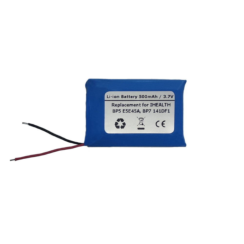 Replacement Battery For Battery for IHEALTH BP5 E5E45A, BP7 141DF1, IHEALTH PL052535