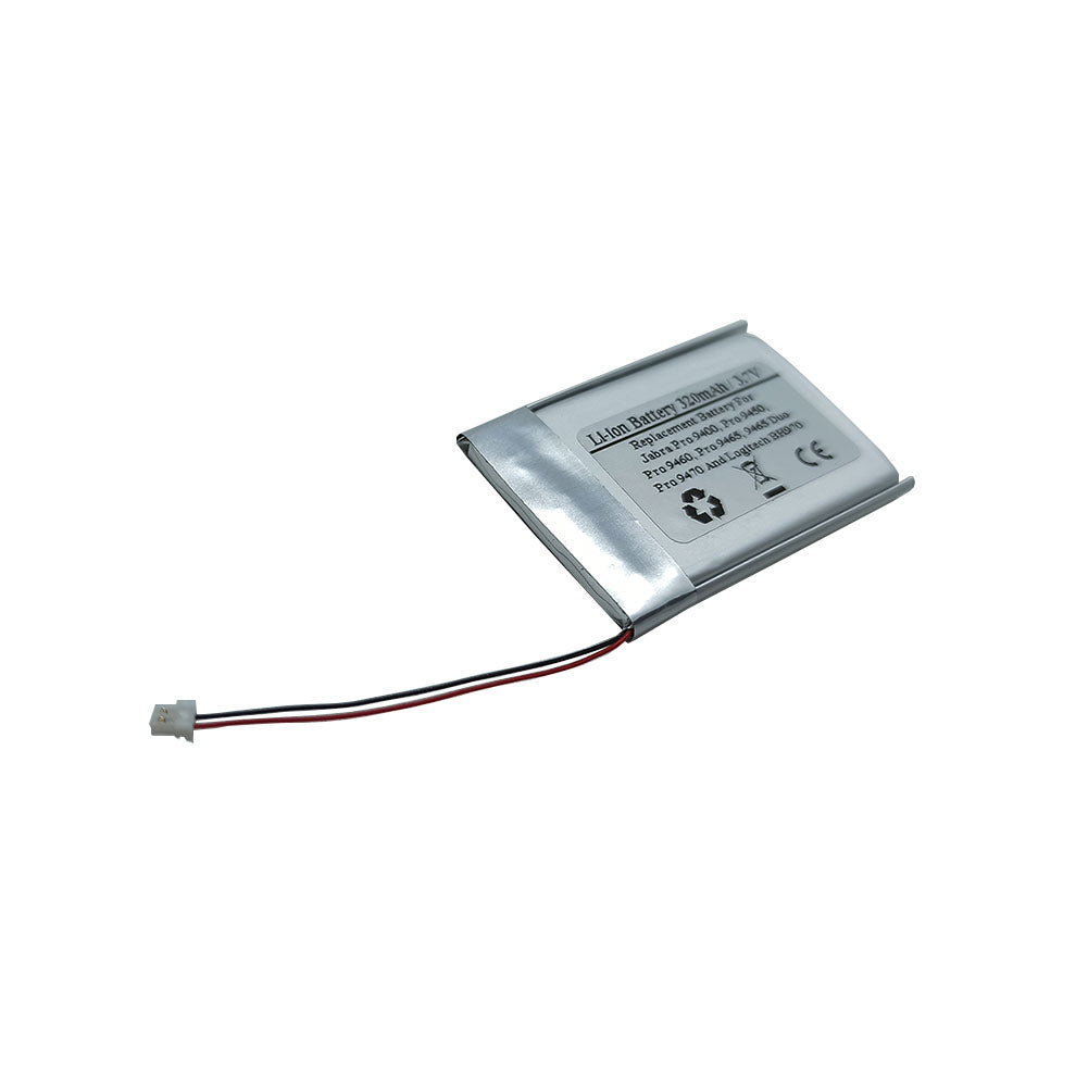 Replacement Battery for Jabra Pro 9400, Pro 9450, Pro 9460, Pro 9465, 9465 Duo, Pro 9470 And Logitech BH970 Wireless Headsets
