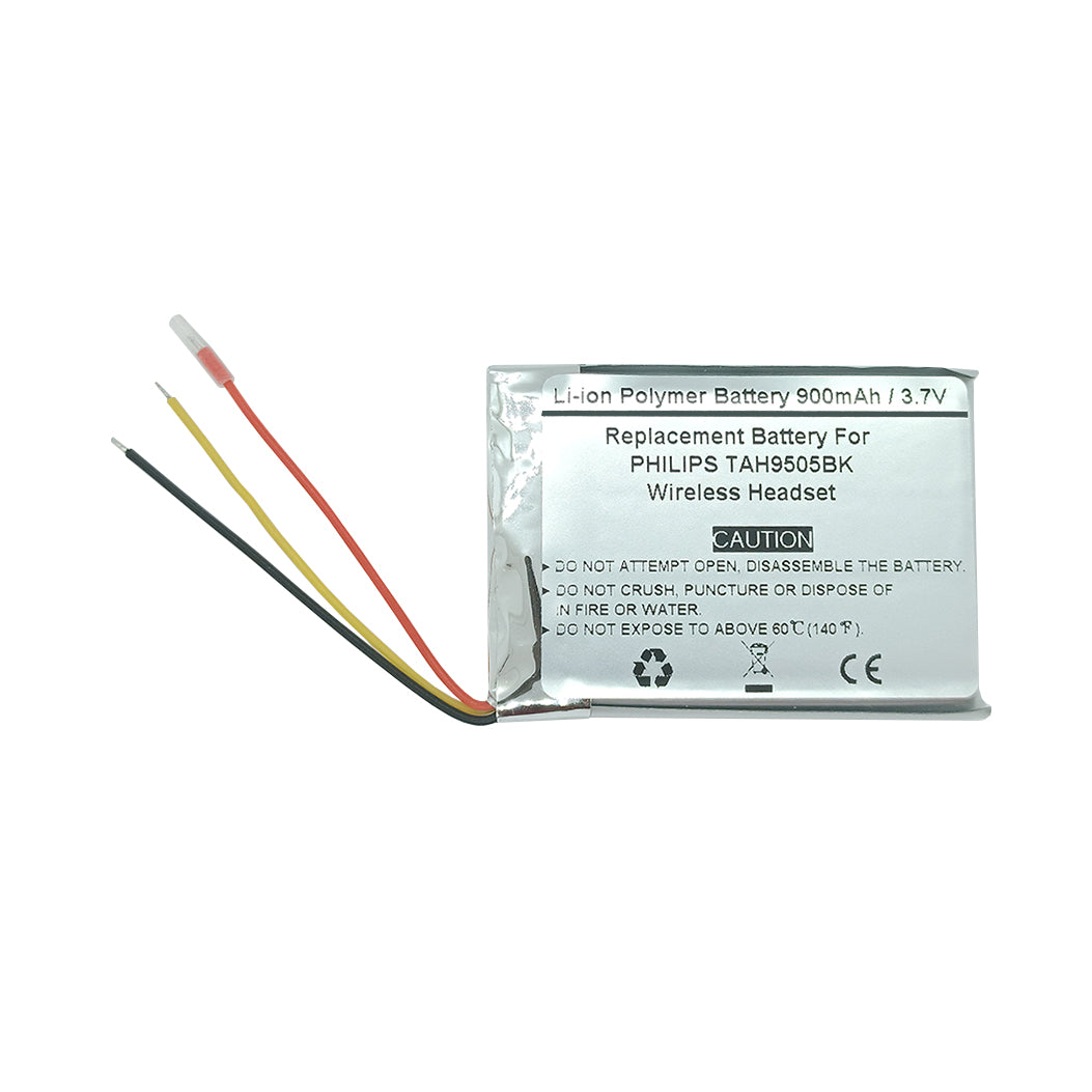 Replacement Battery For PHILIPS TAH9505BK Wireless Headset, AEC653440