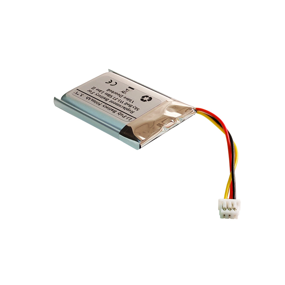 500mAH 3.7V Replacement Battery For SkyBell Wi-Fi Slim Line II Video Doorbell