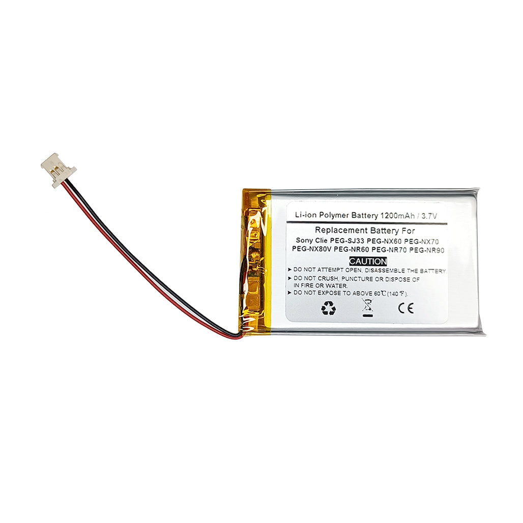 STARNOVO 1200mAh 3.7V Replacement Battery for Sony Clie PEG-NR60, Sony Clie PEG-NR60V, Sony Clie PEG-NR70, Sony Clie PEG-NR70V, Sony Clie PEG-NR70VL