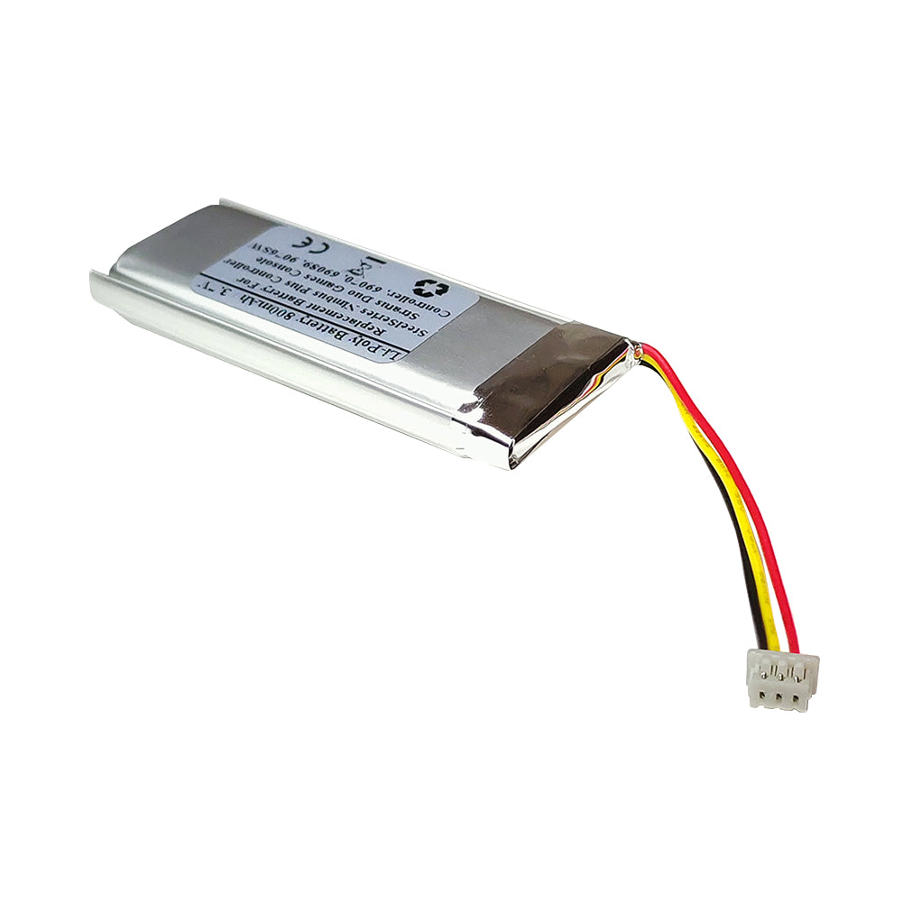 800mAh 3.7V Replacement Battery For SteelSeries Nimbus Plus Controller, Stratus Duo Games Console Controller, 69070, 69089, 9076SW, PL602258, FT712257P