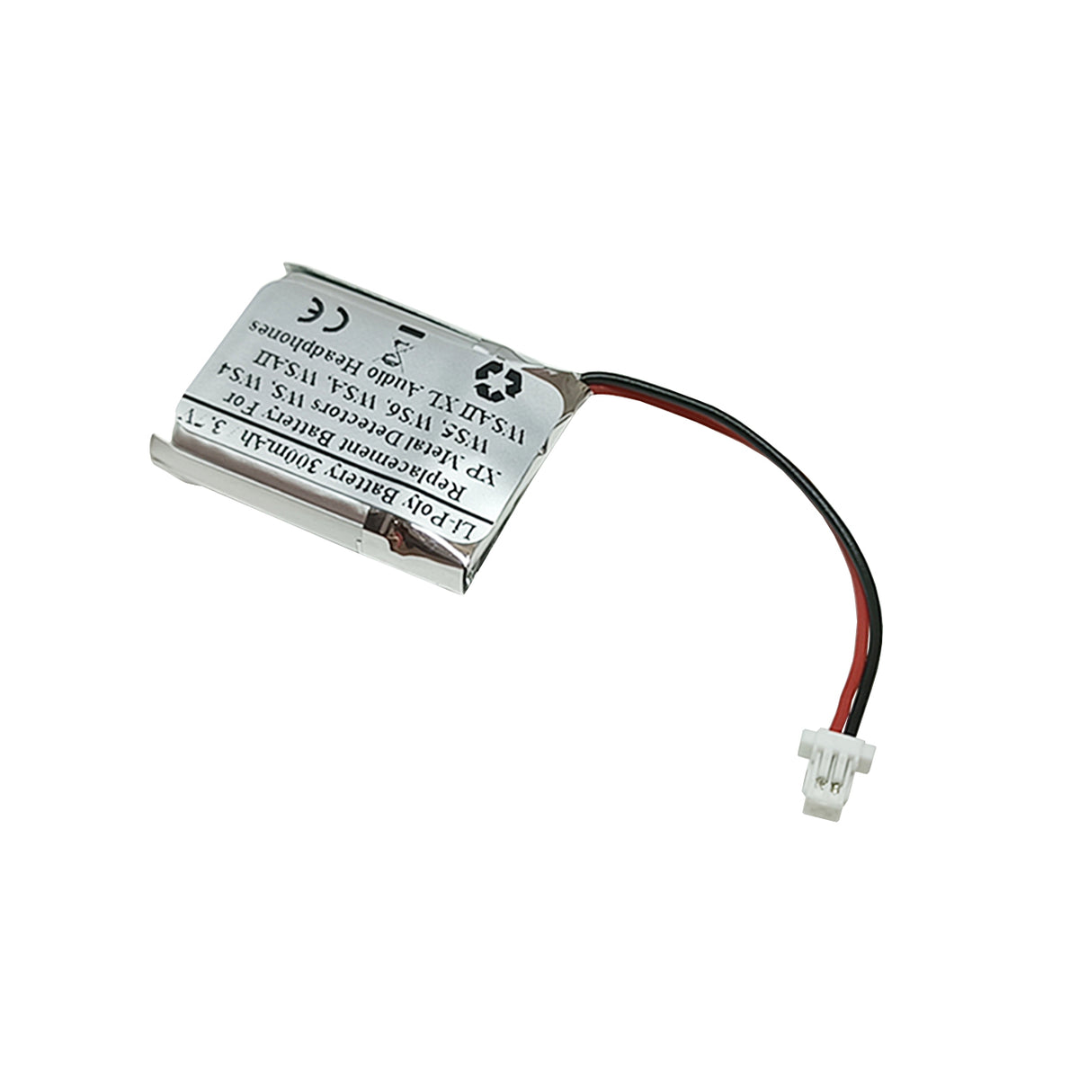Replacement Battery For XP Metal Detectors WS, WS4, WS5, WS6, WSA, WSAII, WSAII XL Audio Headphones