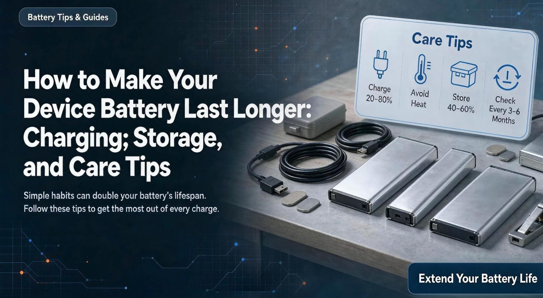 How to Make Your Device Battery Last Longer: Charging, Storage, and Care Tips - STARNOVO