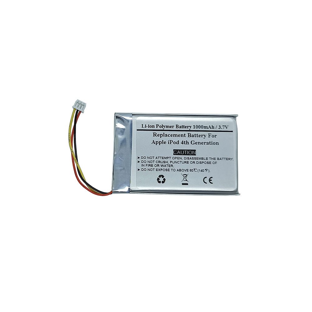 1000mAh Replacement Battery for Apple iPod 4th Gen - STARNOVO