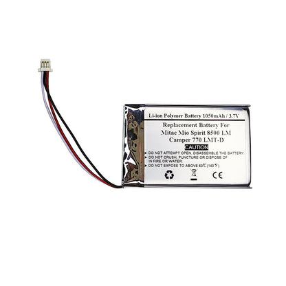 1050mAh 3.7V Replacement Battery For Mitac Mio Spirit 8500 LM, Camper 770 LMT-D, 523450A1 - STARNOVO