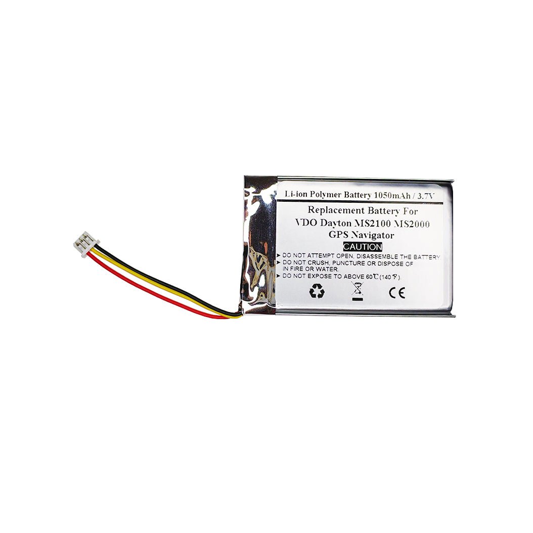 1050mAh 3.7V Replacement Battery For VDO Dayton MS2100 MS2000, 52340A 1S1PMX - STARNOVO