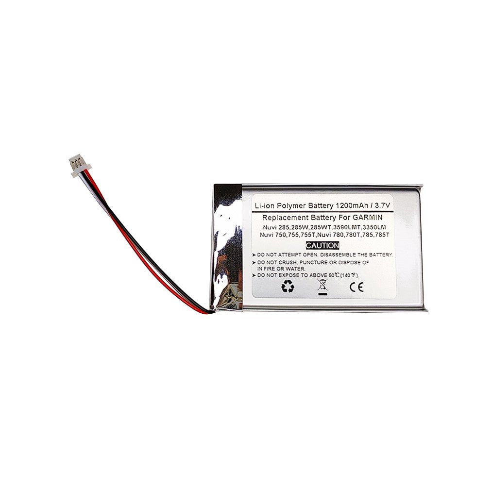 1200mAh 3.7V Replacement Battery For GARMIN Nuvi 285 285W 285WT, 3590LMT 3350LM, Nuvi 750 755 755T, Nuvi 780 780T 785 785T, ED26ED2985878, 361-00019-40, 010-00583-00, EC36EC4240878 - STARNOVO
