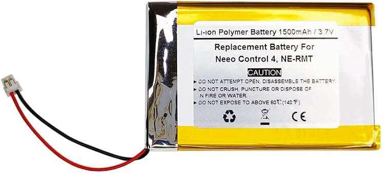 1500mAh 3.7V Replacement Battery for Neeo Control 4, NE-RMT, AHB404066 - STARNOVO