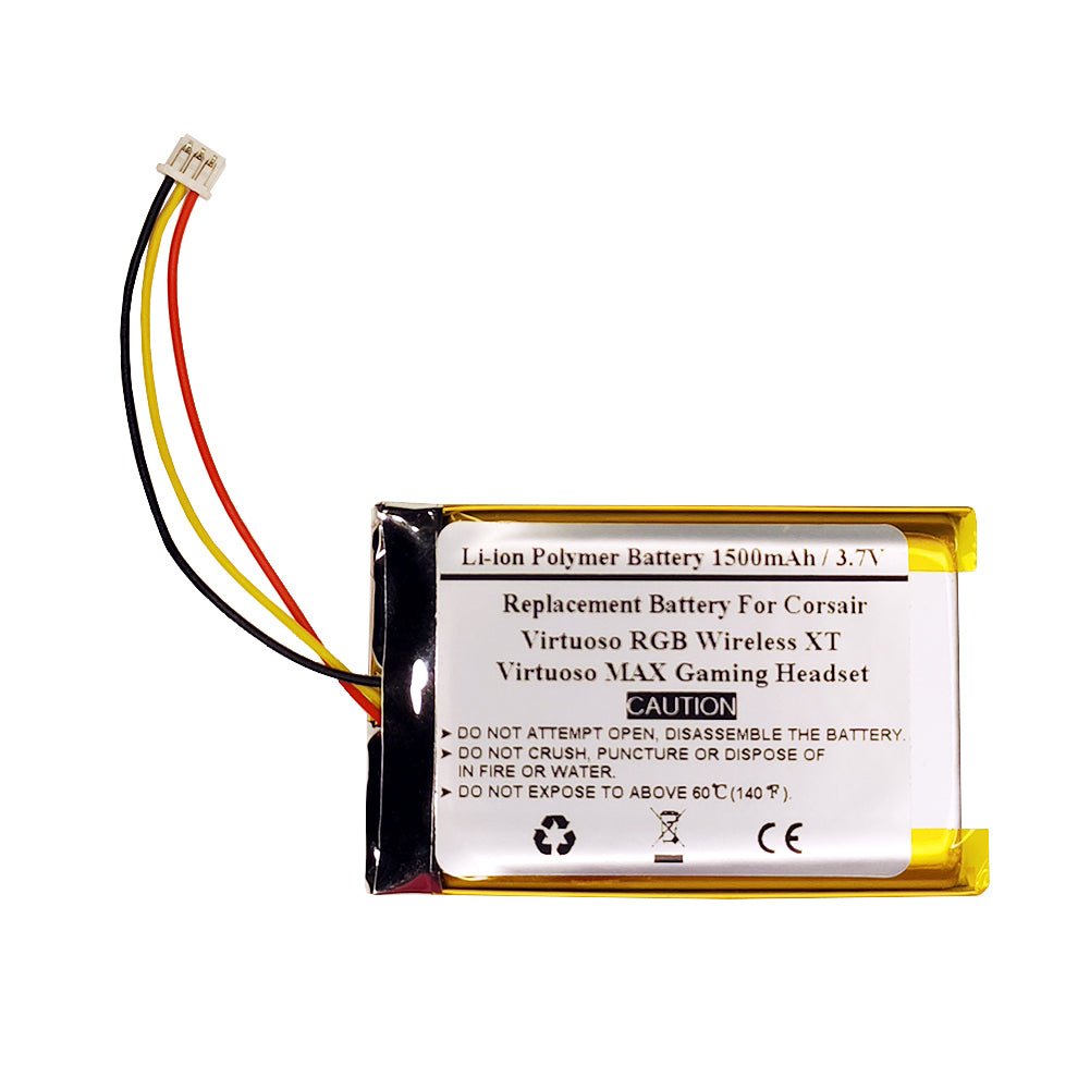 1500mAh Replacement Battery for Corsair Virtuoso RGB XT - STARNOVO