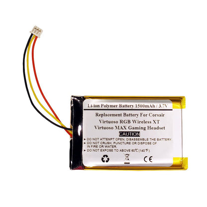 1500mAh Replacement Battery for Corsair Virtuoso RGB XT - STARNOVO