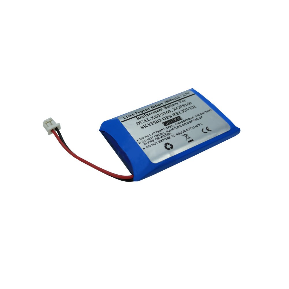 1800mAh Replacement Battery for Dual XGPS160 GPS - STARNOVO
