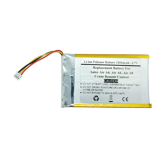 Replacement Battery For Autec Air A4, Autec Air A6, Autec Air A8 Crane Remote Control, AIRBM3V7L, BH3V7L