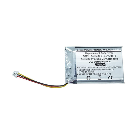 Replacement Battery For 3GEN, Dermlite II, Dermlite III, Dermlite Pro, DL2 Dermatoscope, DL3 Dermatoscope