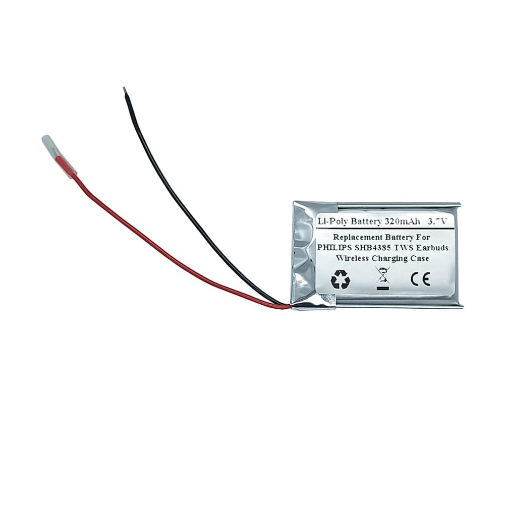 320mAh 3.7V Replacement Battery For PHILIPS SHB4385 TWS Earbuds Wireless Bluetooth Earphones Charging Case