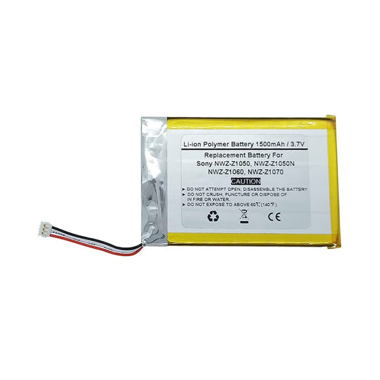 Replacement Battery For Sony NWZ-Z1050, NWZ-Z1050N, NWZ-Z1060, NWZ-Z1070, LIS1484MHPPC