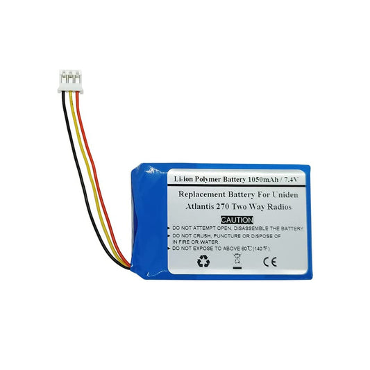 Replacement Battery For Uniden Atlantis 270 Two Way Radio Battery, BBTG092001, BT-1035