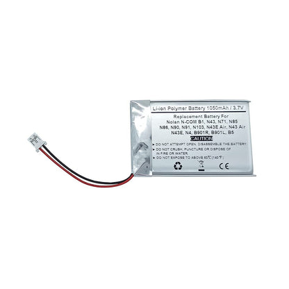 Replacement Battery For Nolan N-COM B1, N43, N71, N85, N86, N90, N91, N103, N43E Air, N43 Air, N43E, N4, B901R, B901L, B5
