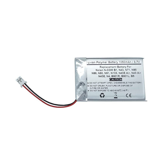 Replacement Battery For Nolan N-COM B1, N43, N71, N85, N86, N90, N91, N103, N43E Air, N43 Air, N43E, N4, B901R, B901L, B5