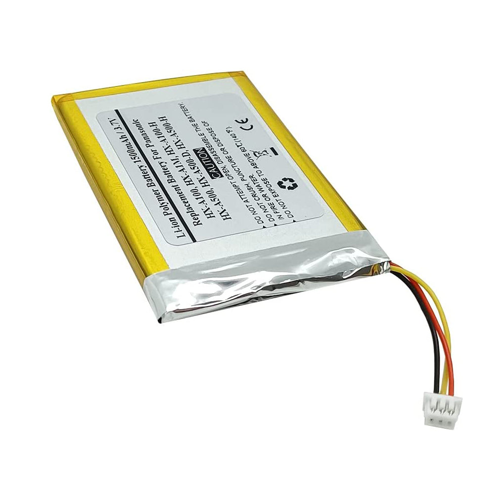 Replacement Battery For Panasonic HX-A100, HX-A1M, HX-A100-H, HX-A500, HX-A500-D, HX-A500-H, VSB0526