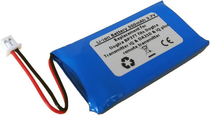 500mAh 3.7V Replacement Battery for BP37T Fits Dogtr a Transmitter iQ, DA210, iQ Plus Remote Transmitter, TCL PR-562440N Plus Coaster - STARNOVO