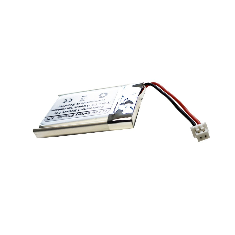 500mAh Replacement Battery for Xvive U2 Microphone - STARNOVO