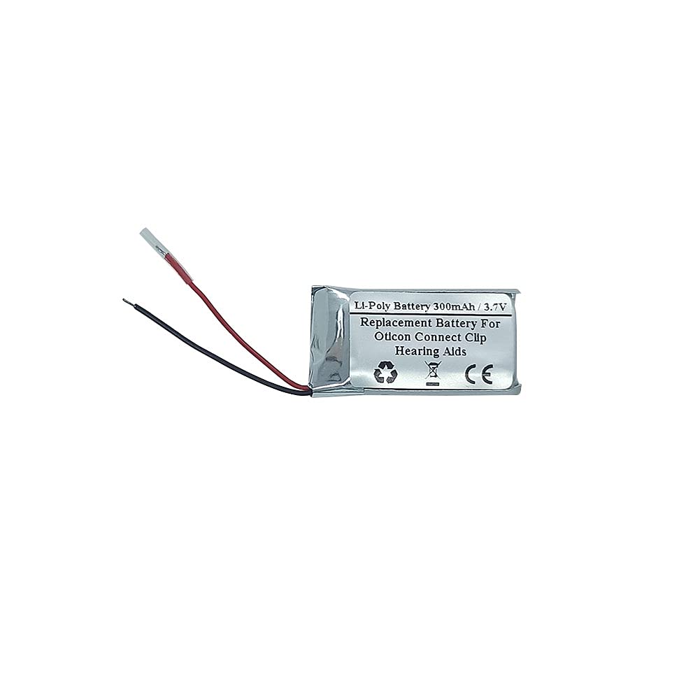 Replacement Battery For Oticon Connect Clip Hearing Aids