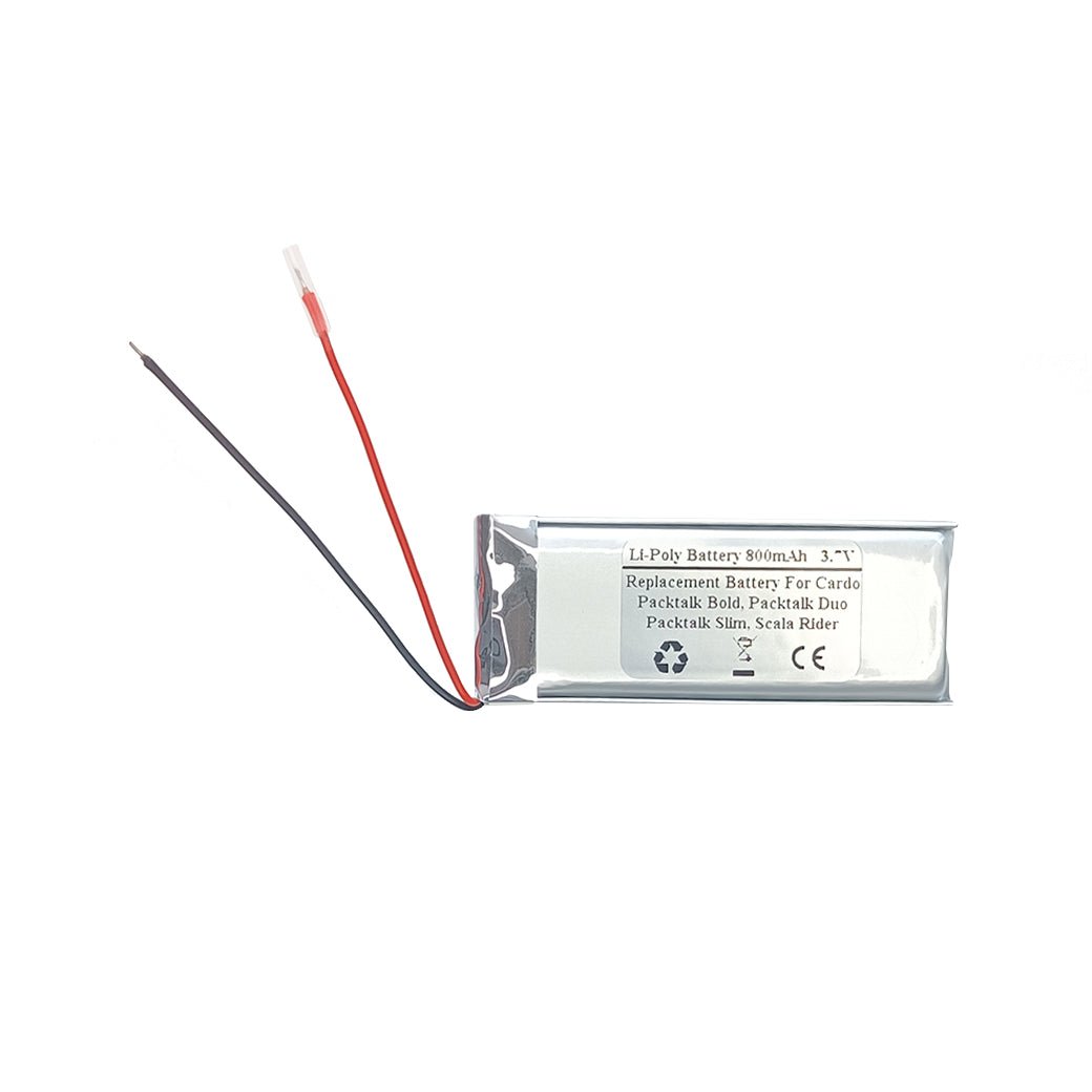 800mAh Replacement Battery for Cardo Packtalk & Scala - STARNOVO