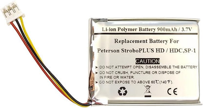 900mAh 3.7V Replacement Battery for Peterson StroboPLUS HD/HDC, SP-1, YT603443 - STARNOVO