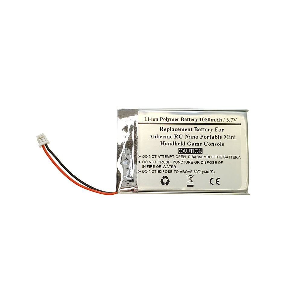 1050mAh 3.7V Replacement Battery For Anbernic RG Nano Portable Mini Handheld Game Console