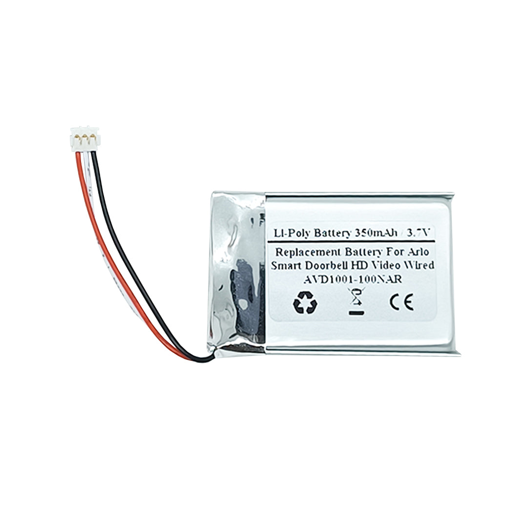 Replacement Battery For Arlo Smart Doorbell HD Video Wired  Video Doorbell, AVD1001-100NAR, PTC362549