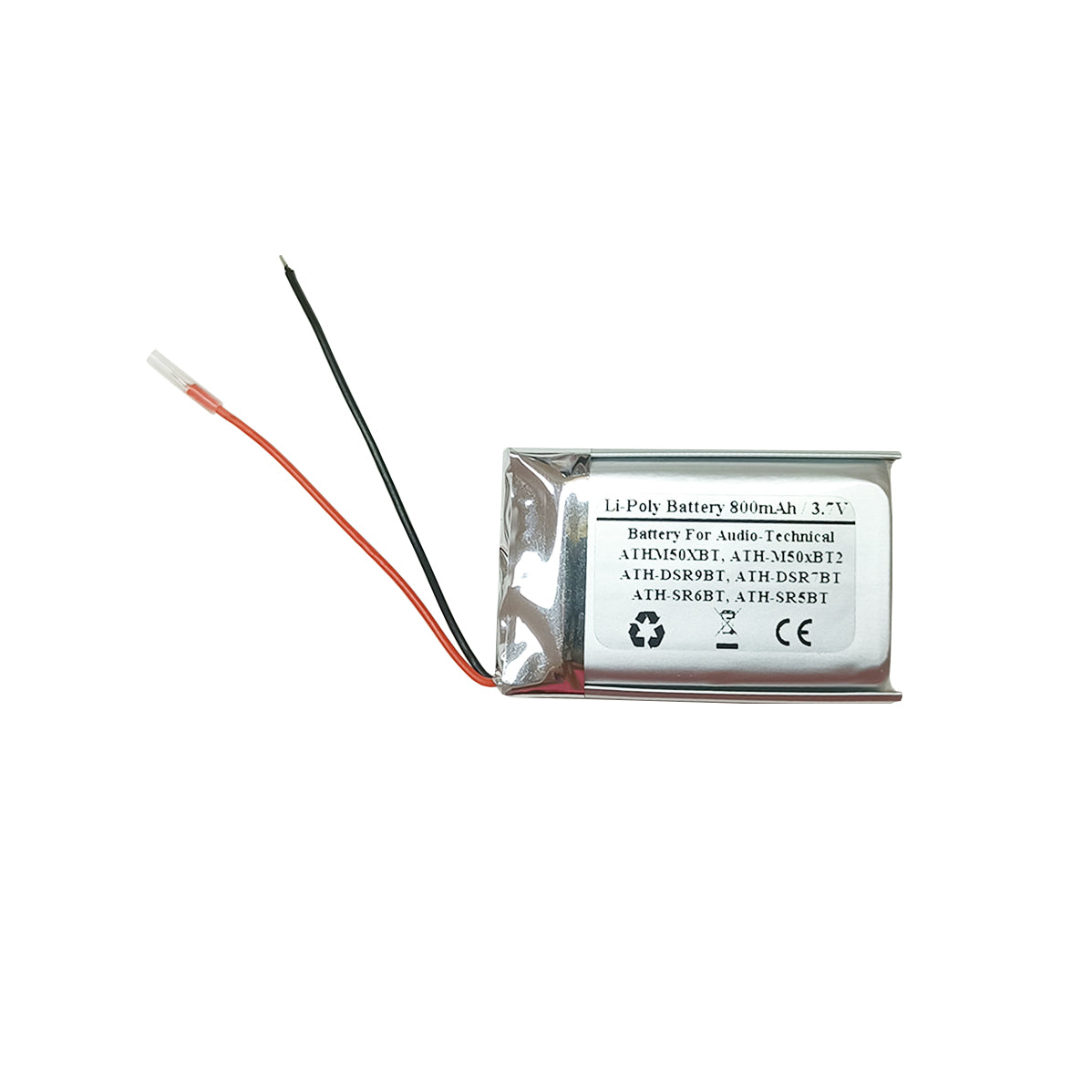 Replacement Battery For Audio-Technical ATHM50XBT, ATH-M50xBT2, ATH-DSR9BT, ATH-DSR7BT, ATH-SR6BT, ATH-SR5BT, SR5BTBK, SR5BTWH, ATH-AR3BT Wireless Headphones
