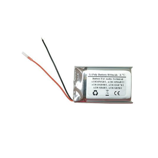 Replacement Battery For Audio-Technical ATHM50XBT, ATH-M50xBT2, ATH-DSR9BT, ATH-DSR7BT, ATH-SR6BT, ATH-SR5BT, SR5BTBK, SR5BTWH, ATH-AR3BT Wireless Headphones