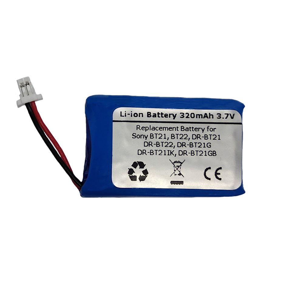 Replacement Battery For SONY BT21, BT-22, DR-BT21G, DR-BT21, DR-BT21GB，BP-HP300A