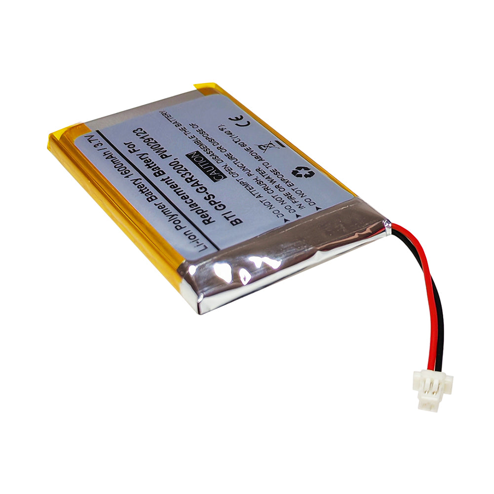 1600mAh 3.7V Replacement Battery For BTI GPS-GAR3200, PW029123