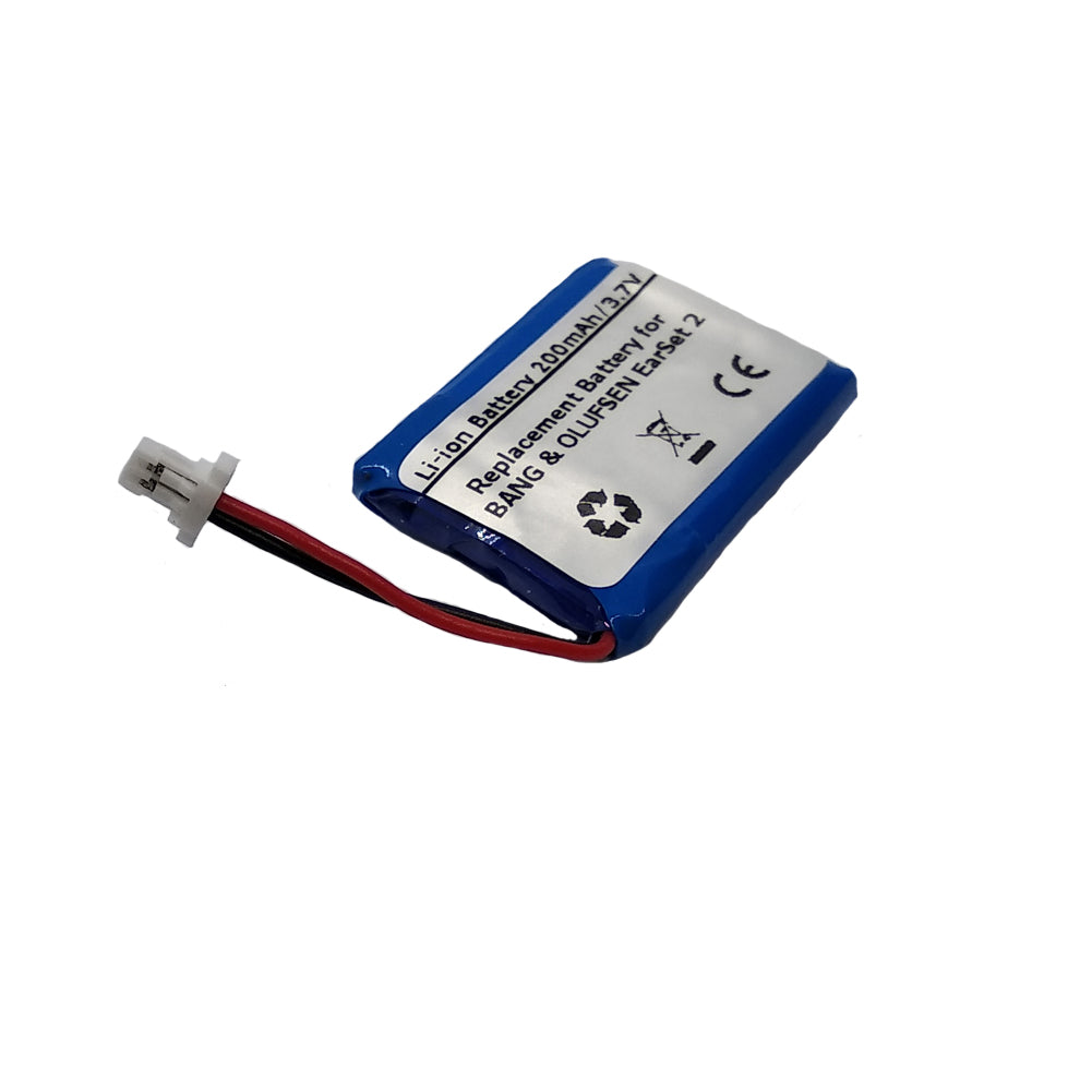 Replacement Battery for BANG & OLUFSEN EarSet 2, PA-BO02