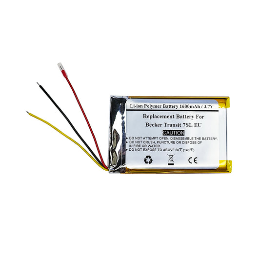 STARNOVO 1600mAh 3.7V Replacement Battery for Becker Transit 7SL EU, TRANSIT7SLEU, SR584450P