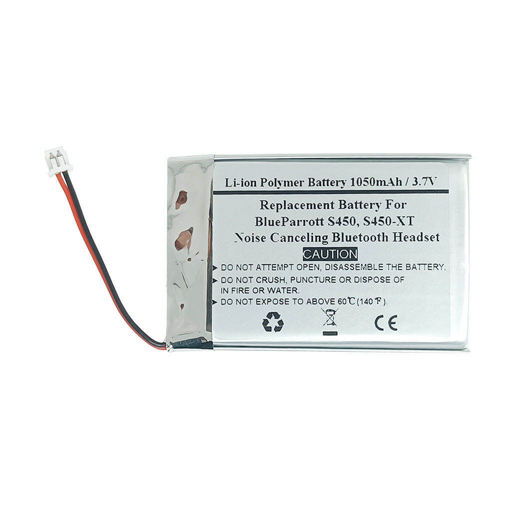 Replacement Battery For BlueParrott S450, S450-XT Noise Canceling Bluetooth Headset