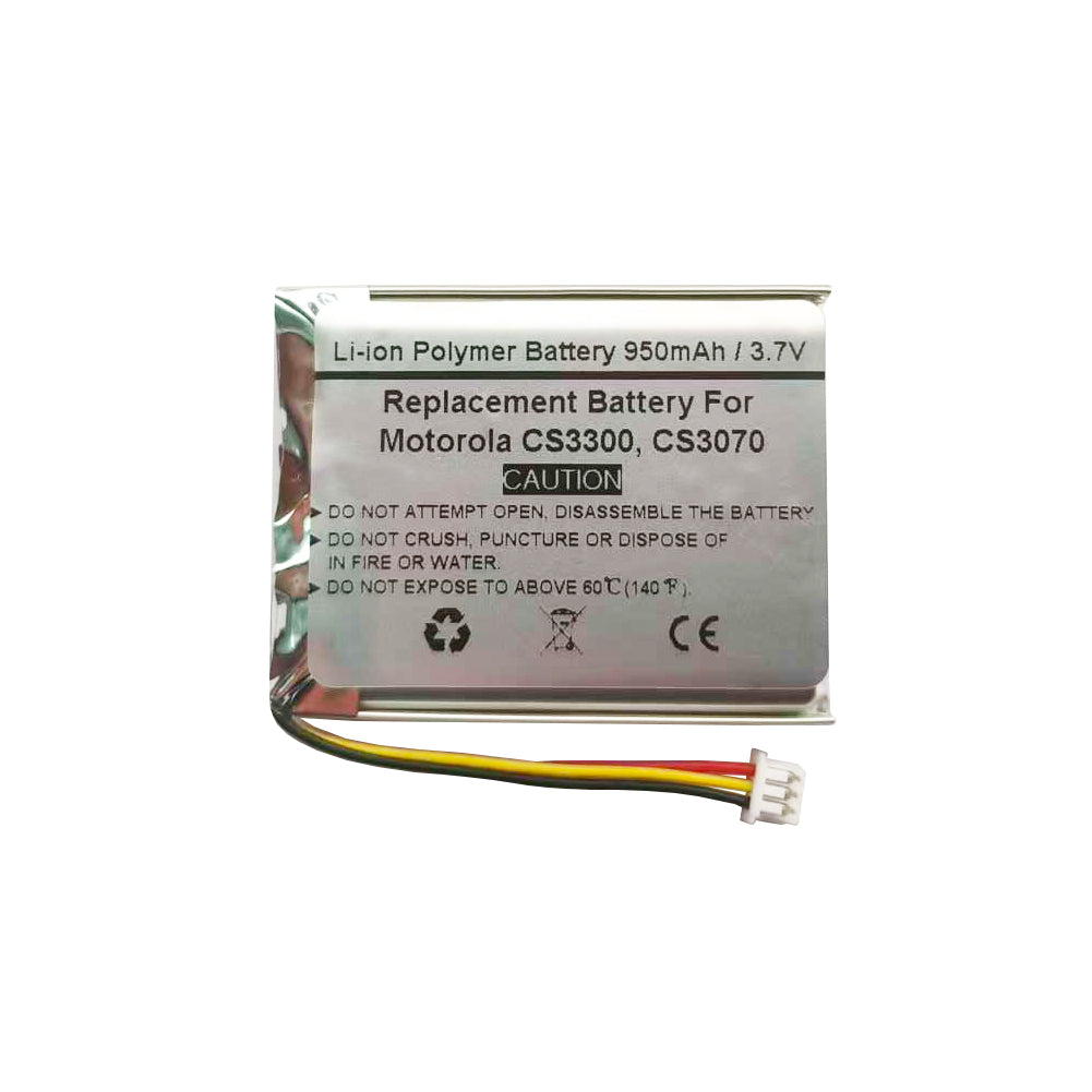 STARNOVO 950mAh 3.7V Replacement Battery for Motorola CS3300, CS3070, 82-133770-01, fits Motorola 82-133770-01 Bluetooth Wireless USB Barcode Scanners