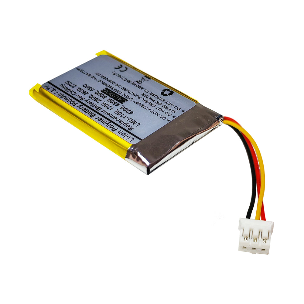 900mAh 3.7V Replacement Battery For CalAmp LMU-1100, LMU-1200, LMU-2600, LMU-2630, LMU-2700, LMU-4200, LMU-4500, LMU-5000, LMU-5500,  1BF112-453443CON