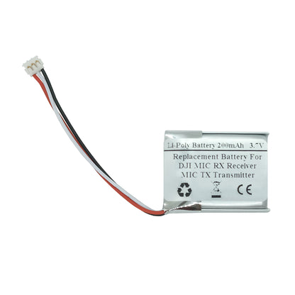 Replacement Battery For DJI MIC RX Receiver, MIC TX Transmitter, PCT502025
