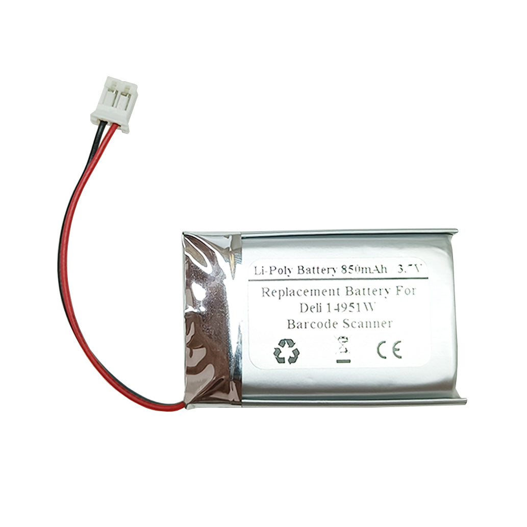 Replacement Battery For Deli 14951W Barcode Scanner, DL14881
