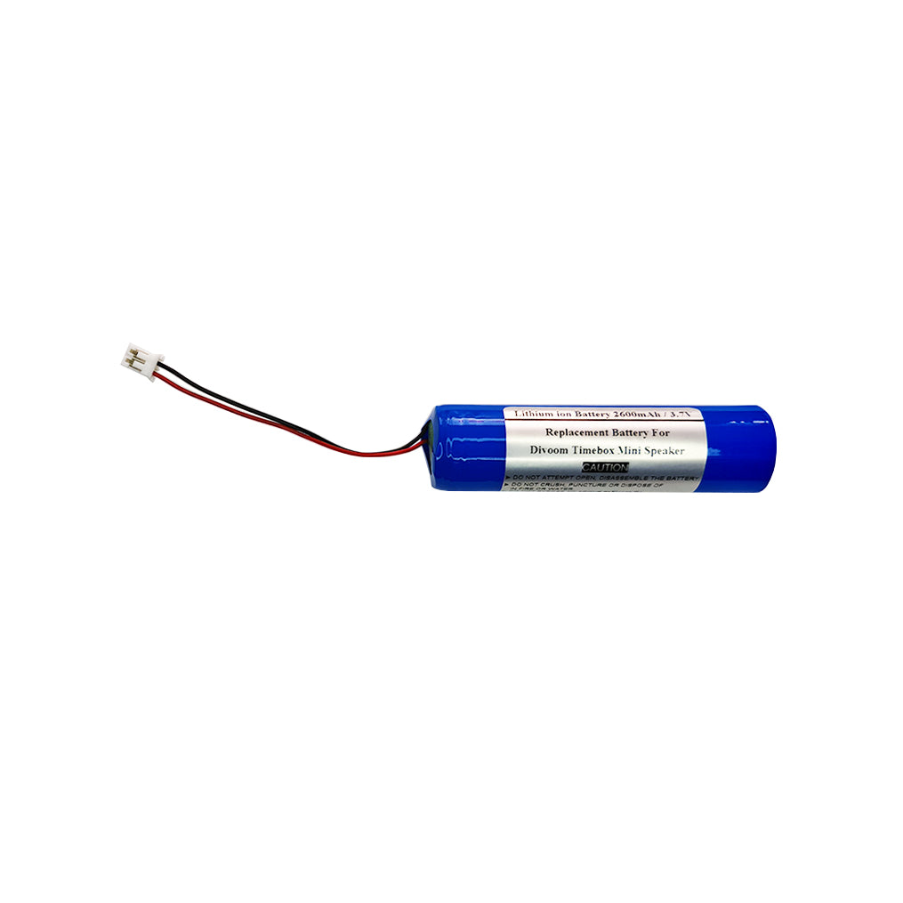 2600mAh 3.7V Replacement Battery For Divoom Timebox Mini Speaker