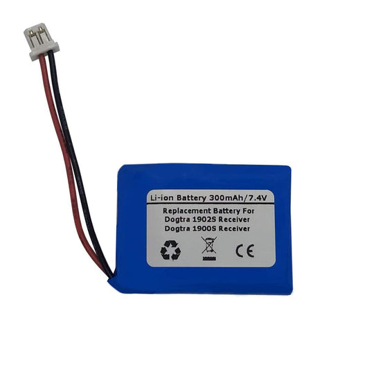300mAh 7.4V BP74RS Battery for Dogtra 1902S, 1900S Receiver, ARC 1200S 1202S Necklace Transmitter Receiver